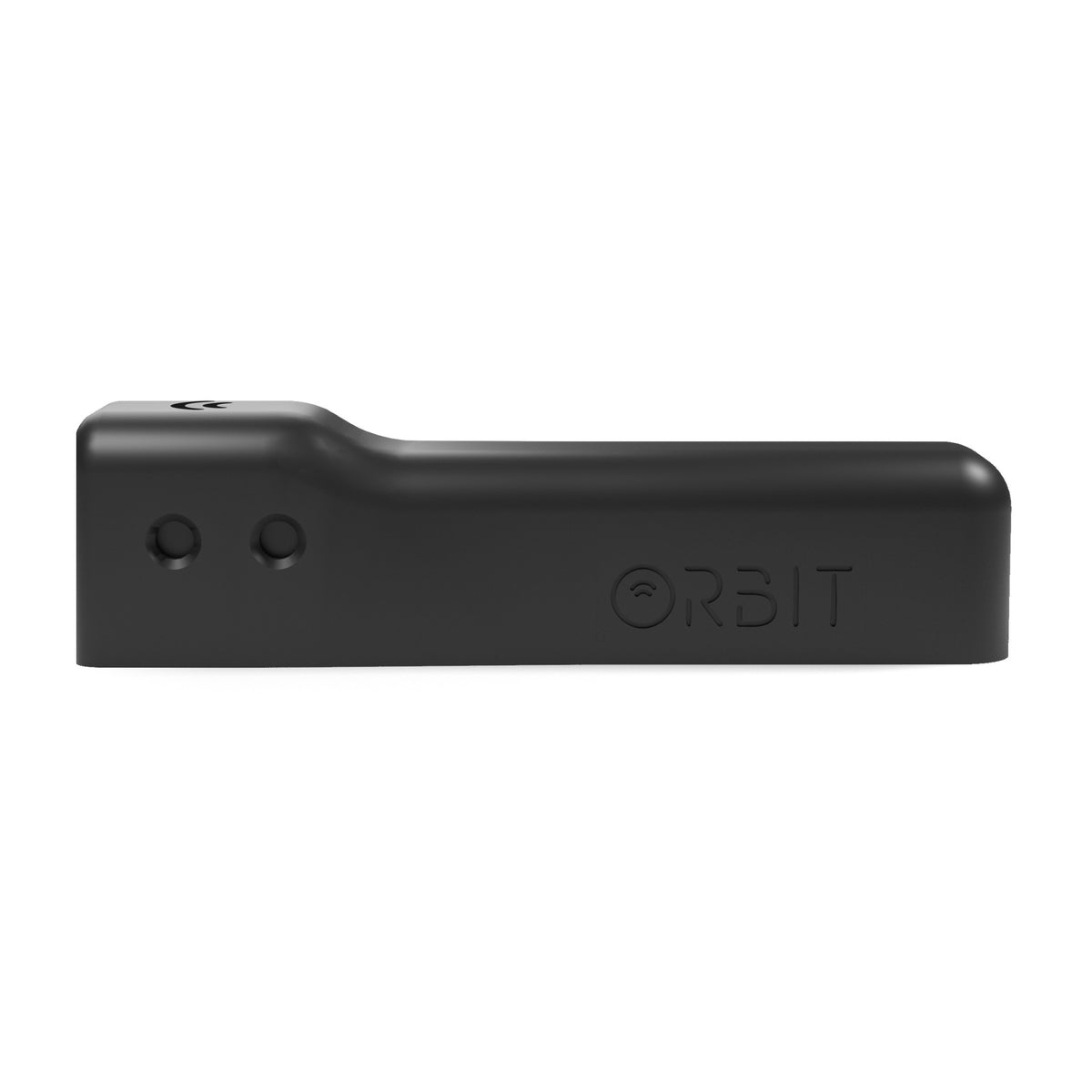 Orbit Glasses Duo side view with the ORBIT logo and two charging contacts